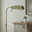Pharmacy Reader Floor light finished in Ant. Brass