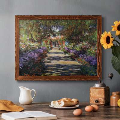 «Pathway in Monet's Garden at Giverny», reproduction d'art sur toile