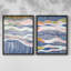 ABSTRACT Series cmxxv - reproduction encadrée de qualité supérieure - prête à être accrochée - aucun clou requis - aucun clou requis-930384652-930384643