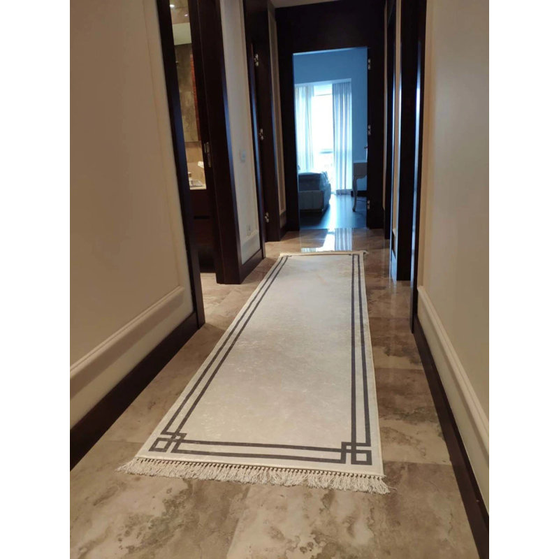 Tapis Masanao avec envers antidérapant, Tapis de couloir 3 pi 3 po x 13 pi 1 po