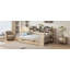 Lit de jour en bois avec tablettes de rangement, lit multifonctionnel-223377684-215333038