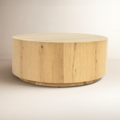 Layne 42" Round Coffee Table Natural