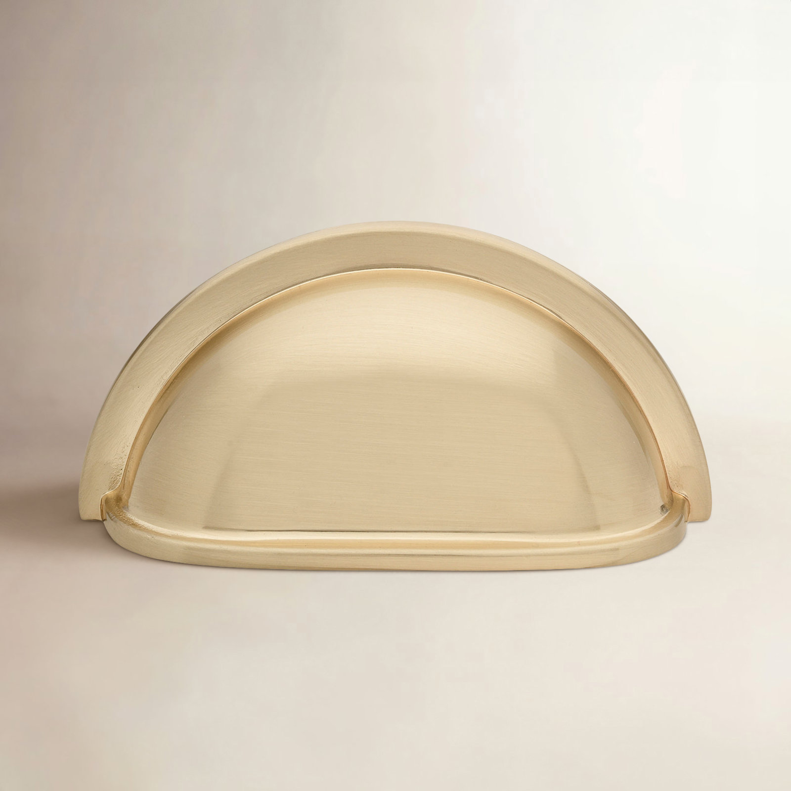 Classic Cup Bin Cabinet Pull, Champagne Gold