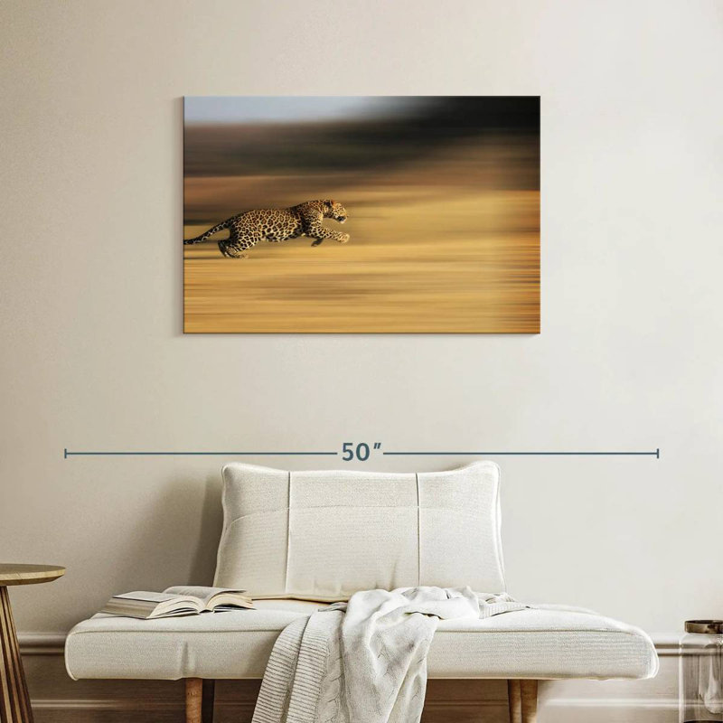 Crowle Leopard Sprint, 24" H x 36" W