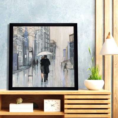 «Spring Rain New York Neutral Crop» par Julia Purinton - Peinture