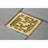 Kingston Brass Watercourse 4-Inch Square Grid Shower Drain with Hair Catcher-50266427