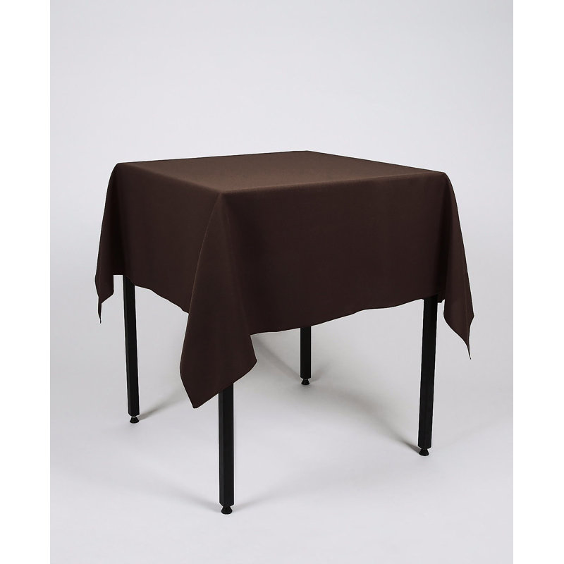 Blondine Tablecloth, 91cm W x 91cm L, Dark Brown