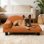 Canapé-lit moderne surélevé pour chien, canapé imperméable et facile à nettoyer pour petits et moyens chiens