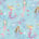 Turquoise/Pink/Glitter