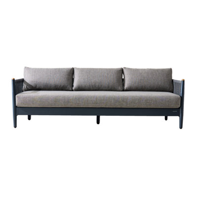 Outdoor Aluminum Sofa With Olefin Cushions