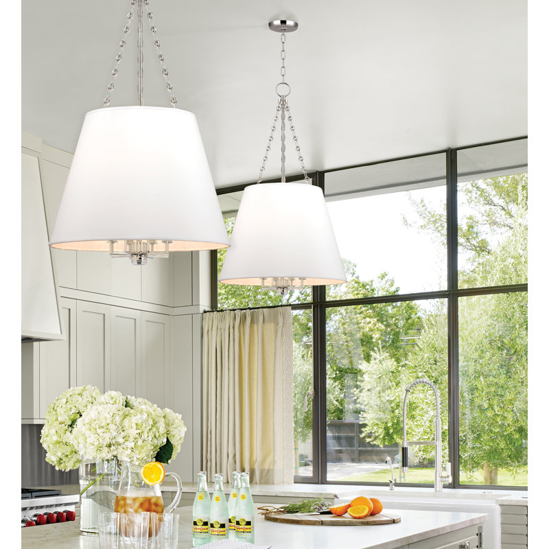 Burdett 8 - Light Pendant, Aged Brass