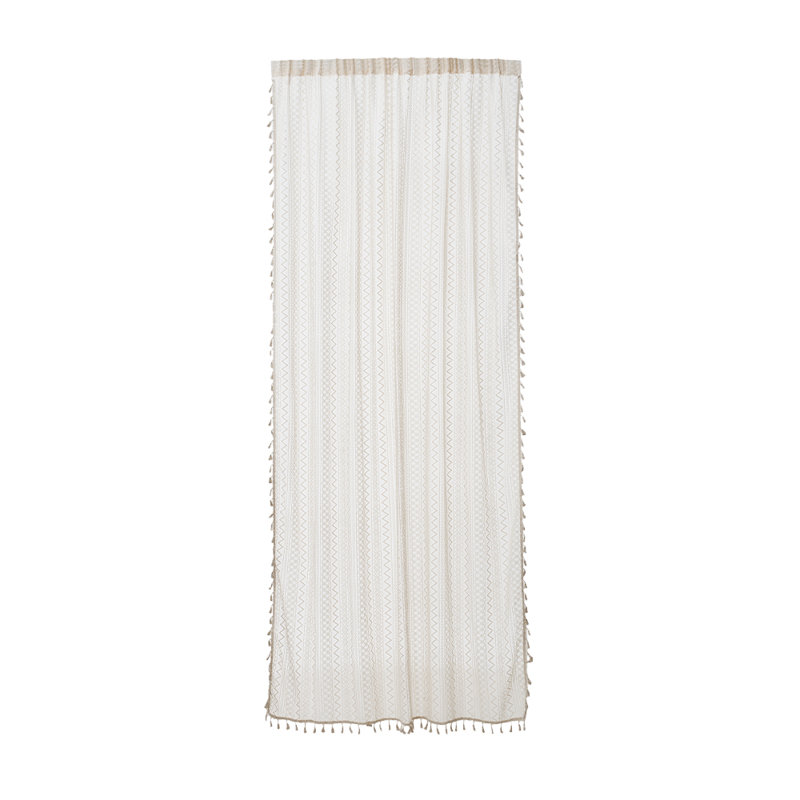 Semi Sheer Curtain Pair, 147 cm Width x 160 cm Drop