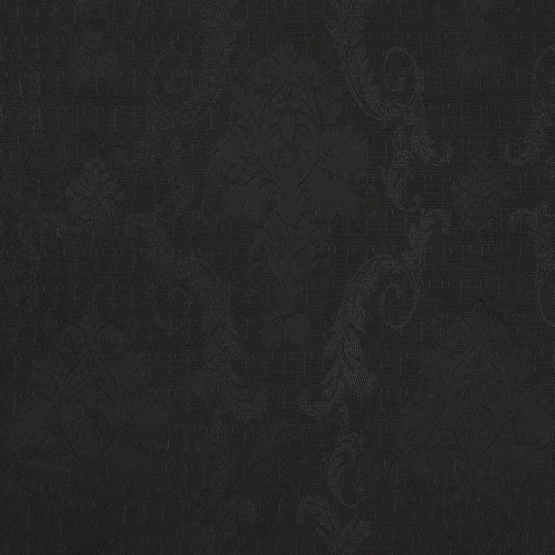 Semi Sheer Curtain Panel Pair, 167.64cm Width x 228.60cm Drop, Black