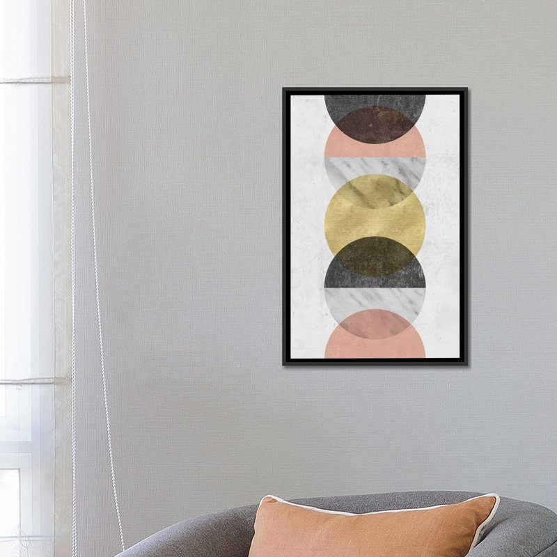 « moonlight », impression sur toile, H 26 po x l 18 po x P 1,5 po, Toile avec cadre noir, Pas de tapis