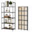 Lejon No Assembly Folding Etagere Bookcase-535560366-535560364