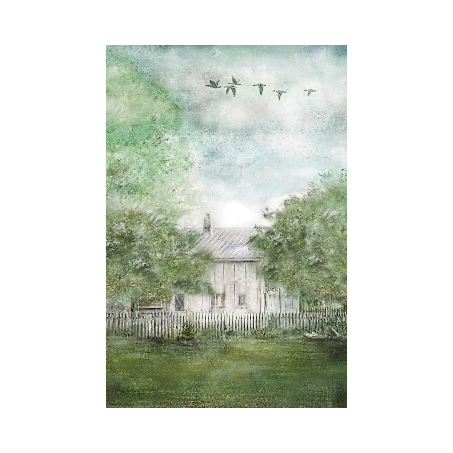 ClassicLiving Old Spring House by Katrina Jones - Wrapped Canvas ...