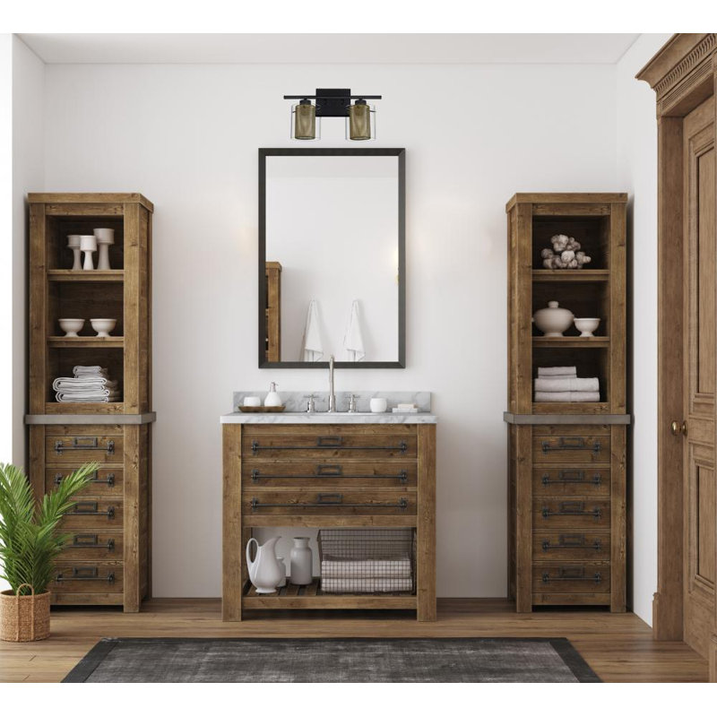 Éclairage pour meuble-lavabo à intensité variable Aimme, 2, Transparent
