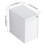12-Inch Glossy White Bathroom Side Cabinet With Floating Design, Soft Close Hinges, And Easy Maintenance Of Close, Plywood For Storage-1948191079