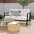 Armando 51” Aluminum Outdoor Loveseat with Sunbrella Cushions-1166644303-1150945330