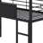 Twin Size Metal House Bed Loft Bed With Two-Sided Writable Wooden Board And Slide-102040505
