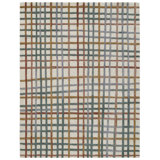 Polychrome Rug: Modernist Hand Tufted Rug in Multi