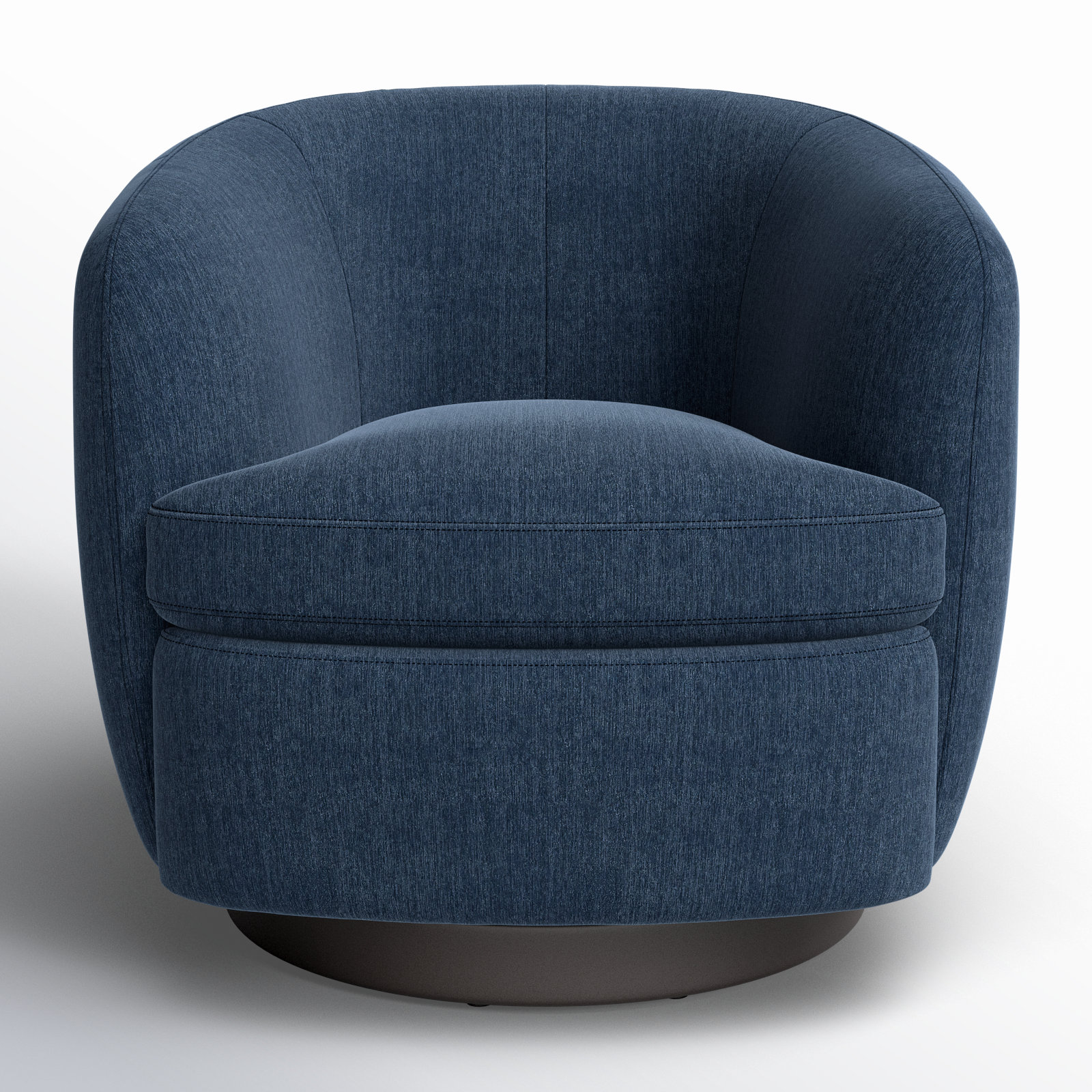 Marcy Upholstered Swivel Barrel Chair