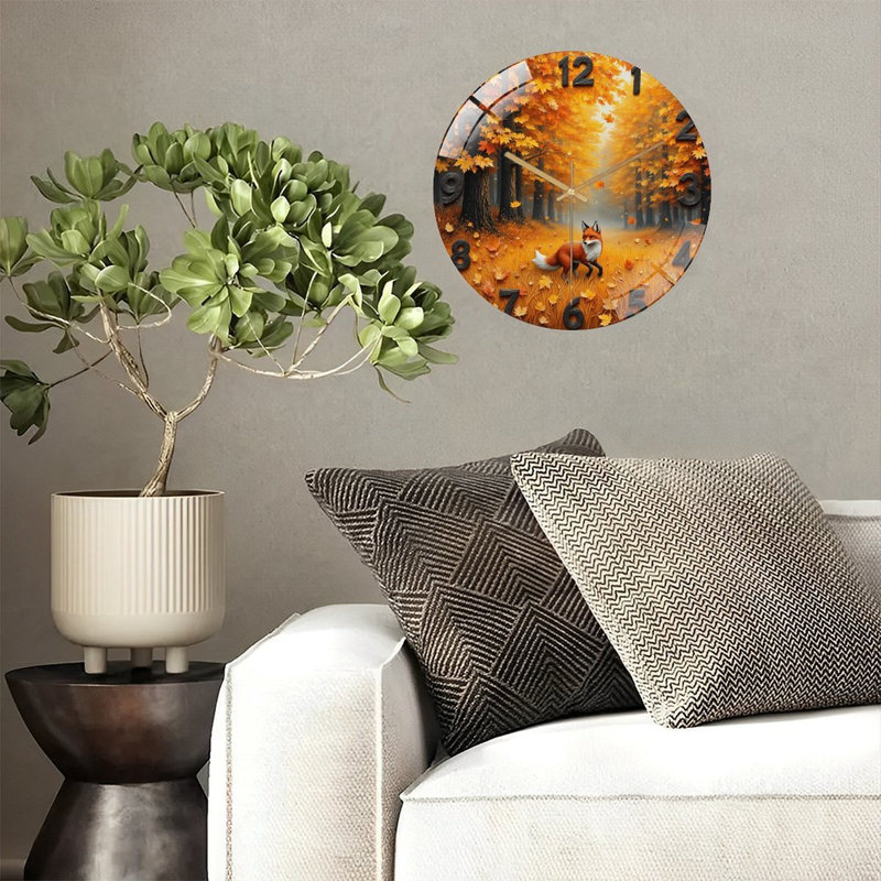 Horloge murale Fox 12 po