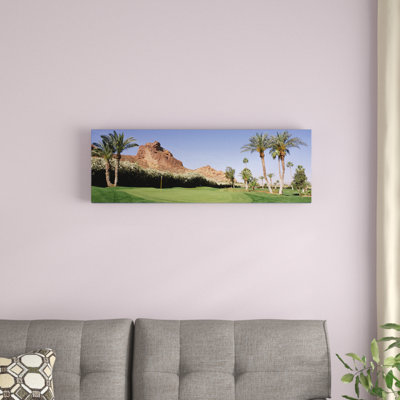 « golf course near rock », paradise valley, maricopa county, arizona, états-unis», reproduction de photo sur toile