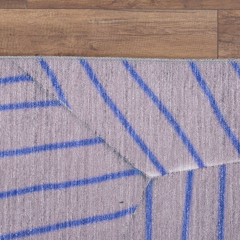 Tapis lavable en machine Premium, 4,6 x 6,2 pieds, 100% polyester, 1850 g / m² | Hauteur des poils: 0,2 po | Poly-coton écologique recyclé | Parfait pour le salon, la chambre à coucher et les endroits très passants