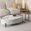 Simple table ovale en pierre