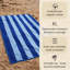 Organic Cotton Striped Beach Towel-177702601