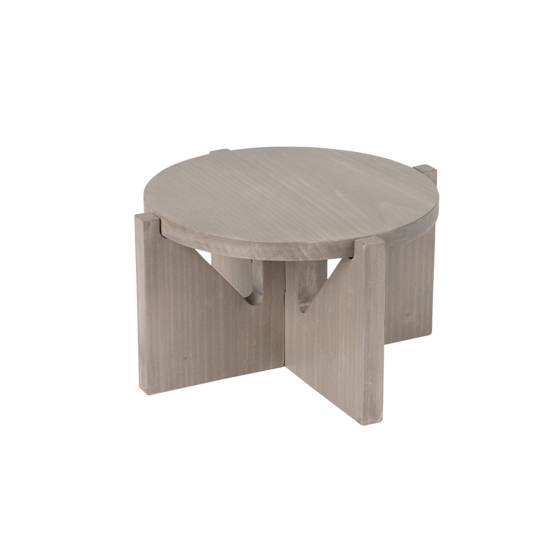 Aspen Wood Knock Down Riser Display - 5" x 11"