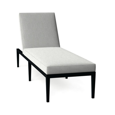 Elegante Wrought Aluminum Outdoor Chaise Lounge