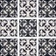 8'' W x 8'' L Vinyl Peel and Stick Mosaic Tile