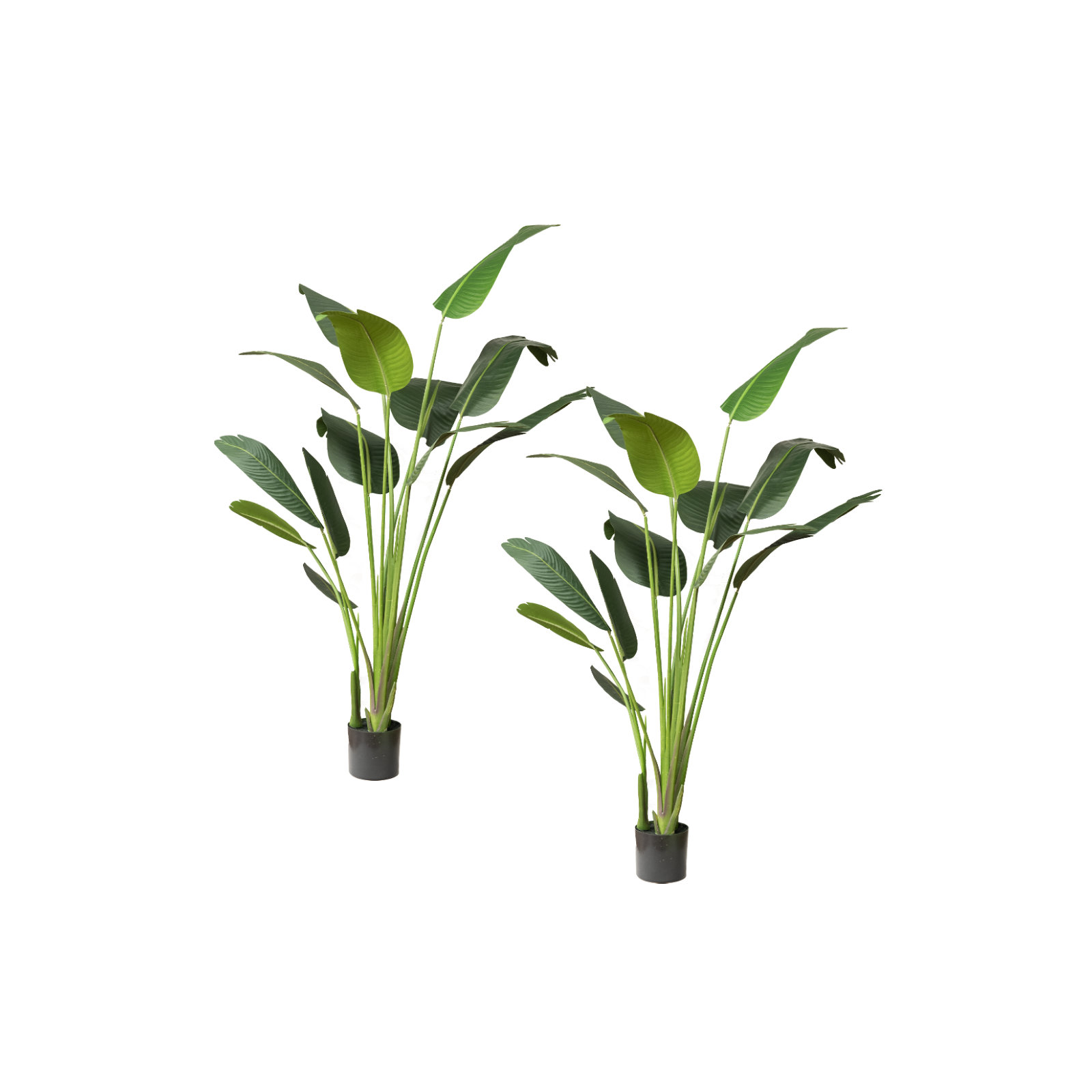 Faux Plant in Pot, 63.2" H x 25" W x 25" D, 2