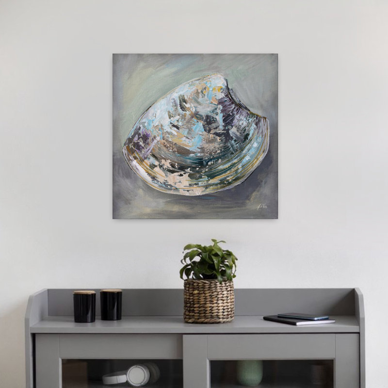 Contemporary Art Coastal Art by Jeanette Vertentes - Wrapped Canvas Print, 45.72 cm H x 45.72 cm W