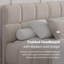 Chenille Upholstered Bed Frame With Headboard-1250976318-1241537201