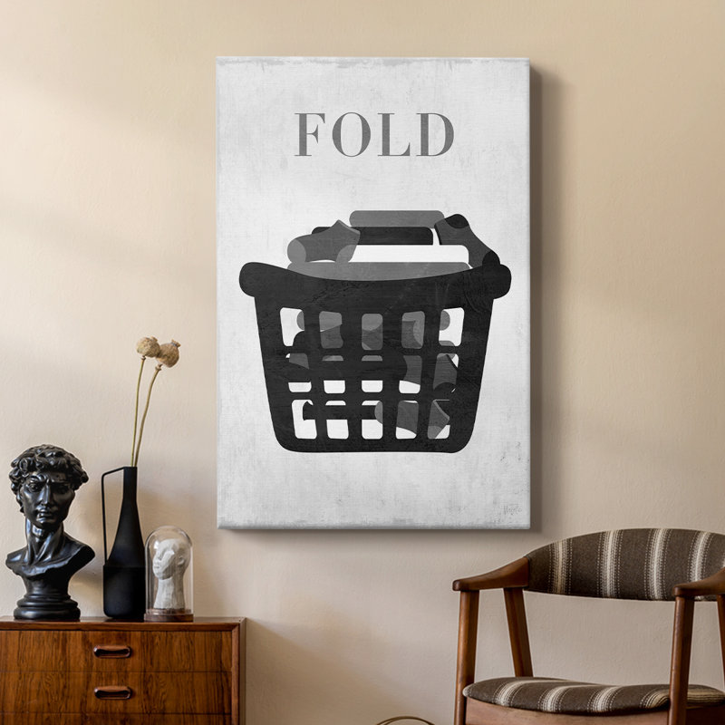 Fold -Custom Wrapped Gallery Cavas, 18" H x 12" W