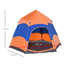 Corbel Double Layer Instant Pop Up Tent with Rainfly 4 Person Orange