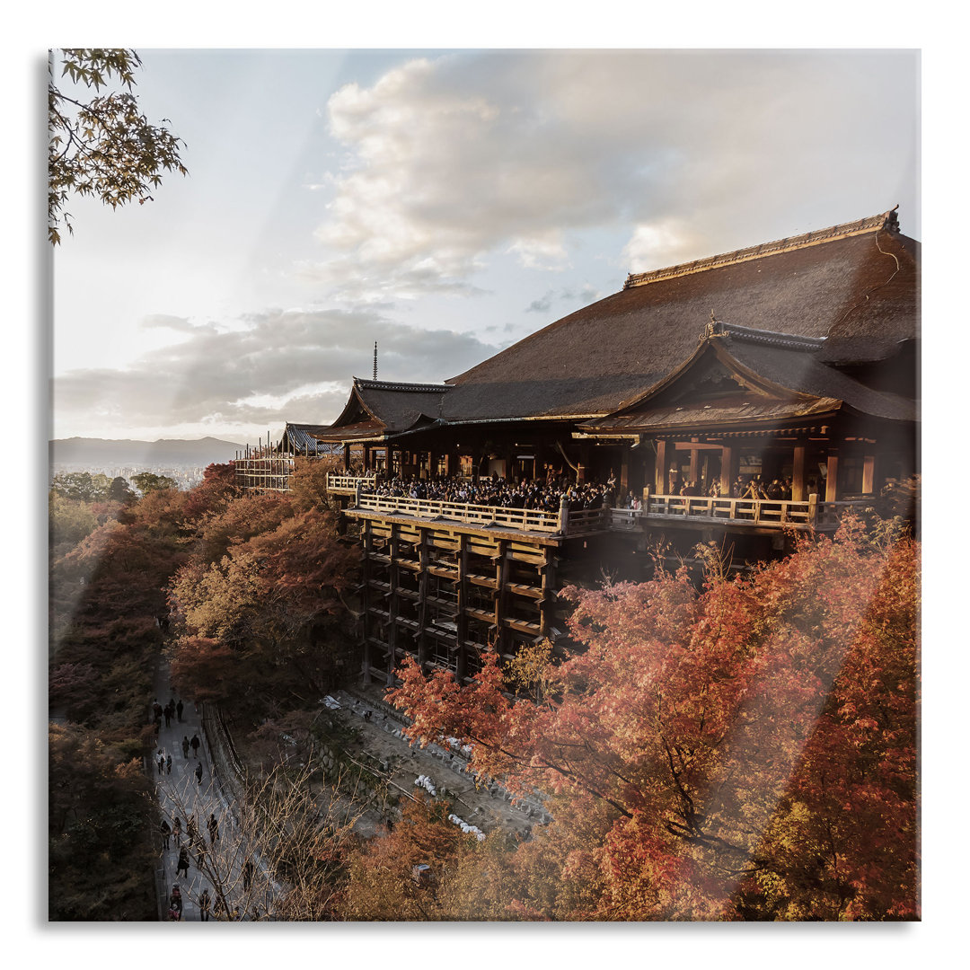 Glasbild Kiyomizu-Dera Tempel in Kyoto