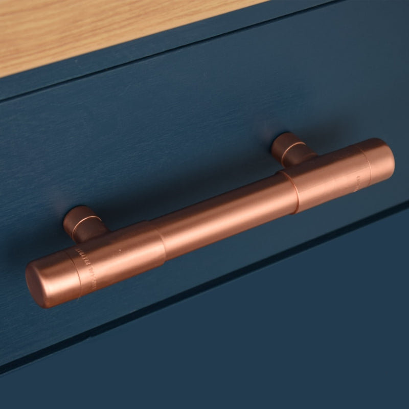 Copper Pull Handle - T-Shaped (Thick Bodied)