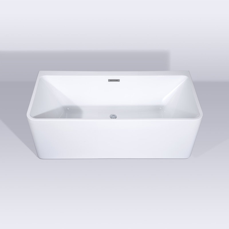 59'' x 28'' Freestanding Soaking Acrylic Bathtub