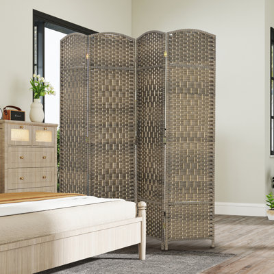 Cloison pliante en bois massif Sharod