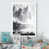 Toile blanche avec cadre photo