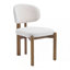 Ensemble de 4 chaises de salle à manger élégantes à structure rembourrée avec tissu confortable et fabrication en bois d'hévéa durable-655138953-655138955