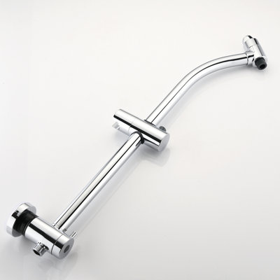 Douche avec double pommeau à 7 jets et barre de douche coulissante en acier inoxydable, débit de 1,8 gpm, fixation murale, flexible de 59 pouces, pommeau réglable, résistant à l'usure.