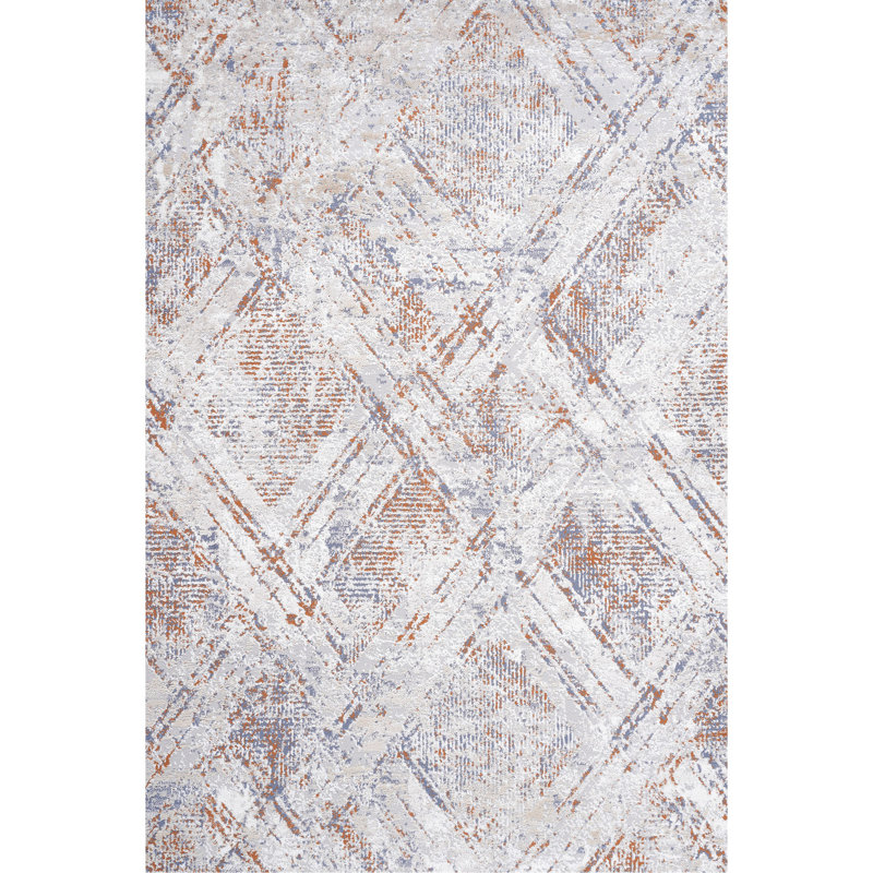 8x10 Beige Area Rug, Non-shedding & Stain , Geometric For Home Office, Bedroom, Living, Dining Room Geometric, Stain-, Ideal Living Room, Office