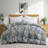 All Season Paisley Printed Goose Down Feather Fiber Comforter Duvet Insert-1386354608-1385576280