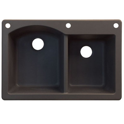 Évier de cuisine à double cuves l 33 po x l 22 po Aversa