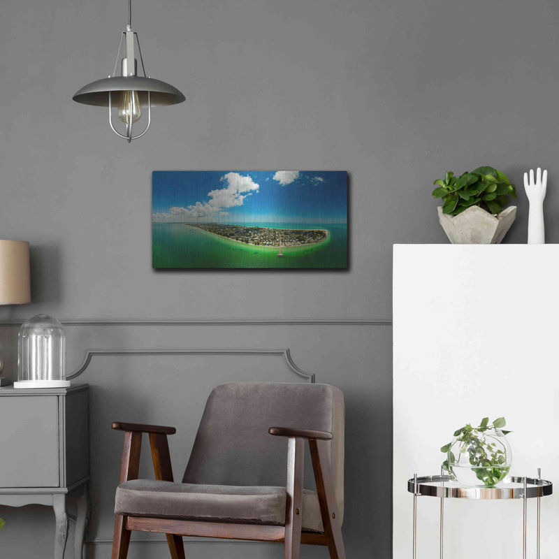 «Emerald Florida», art mural en métal, H 12 po x l 24 po